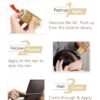 61x1u9JEjrL._SL1500_.jpg Hair Wax Stick, Wax Stick for Hair Flyaways Kids & Women Hair Accessories for Women Girls Hair Bun Maker for Kids Hair Slick Stick Baby Hair Gel Stick Kids Hair Products Hair Smoothing Stick