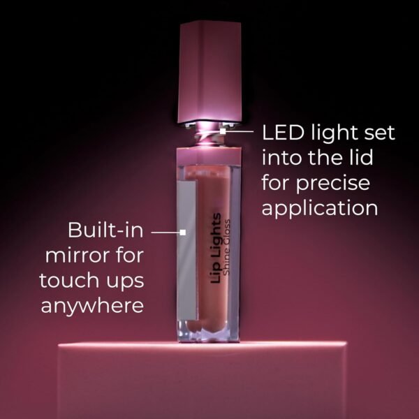 61xLedyaE-L._SL1500_.jpg MCoBeauty LipLights Shine Gloss, Clear, Gloss for Irresistible Lips, Vegan, Cruelty Free Cosmetics