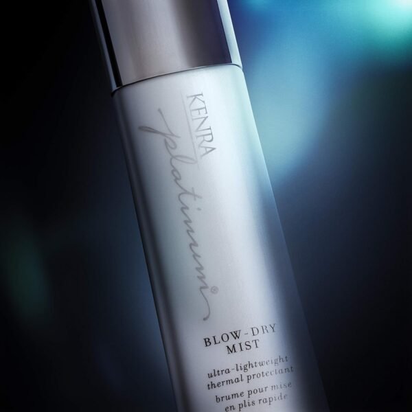 Kenra Platinum Blow-Dry Mist | Ultra-Lightweight Thermal Protectant | Detangles, Smooths, & Softens | Eliminates Frizz & Resists Humidity | Fine To Medium Hair