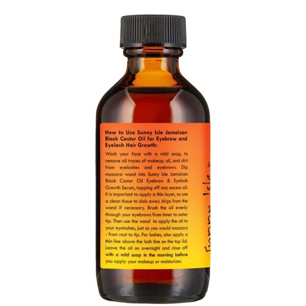 Sunny Isle Jamaican Black Castor Oil Eyelash & Eyebrow Growth Serum (Pack of 2)