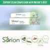 Sorion Cream - Herbal Moisturizer for Dry, Itchy, Flaky Skin with Coconut Oil, Neem, Turmeric and Pala Indigo Plant Skincare