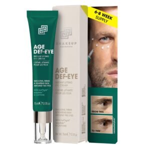 Mens Eye Cream, Lifting & Firming Formula, Helps Reduce Fine Lines and Crow's Feet, Hydrating with Peptides & Caffeine, 15ml. Aka. AGE DEF-EYE