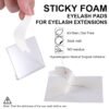 61y8HD8J0AL._SL1500_.jpg Pretty memory 100 Pairs Foam Eye Pads for Lash Extensions, Lint Free Hypoallergenic Sticky Lash Pads, Under Eye Pads for Eyelash Extensions, Eyelash Tech Supplies Must Haves, Latex Free