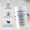 Collagen Peptides Powder - Grass-Fed, Pasture-Raised Hydrolyzed Protein Supplement for Skin, Hair, & Nails - Non-GMO, Zero Sugar Daily Supplement for Men & Women (30 Servings)