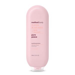 Method Daily Lotion, Pure Peace, Plant-Based Moisturizer for 24 Hours of Hydration, 13.5 Fl Oz (Pack of 1)