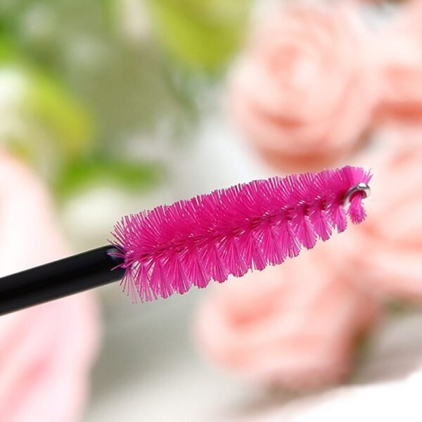 61ygCStQzQL._SL1000_.jpg G2PLUS 100PCS Disposable Eyelash Brushes, Rose Mascara Wands Applicator Makeup Kits, Eyelash Spoolies Brushes for Eyelash Extensions and Eyebrows