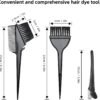 61yq9dnR6qL._AC_SL1500_.jpg ROOHUA 16 Pieces Hair Dye Coloring Kit- Hair Tinting Bowl, Hair agitator, Dye Brush, Ear Cover, Hairpin, Hair Coloring Cape For Hair Dye Tools