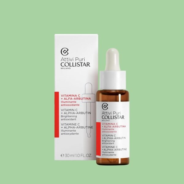 61yw-wnV7uL._SL1500_.jpg Collistar Attivi Puri Vitamin C Serum + Alpha Arbutin Face Drops for Anti-Ageing Moisturising Effect, Also for Sensitive Skin, Free from Silicone, Alcohol and Dyes 30 ml