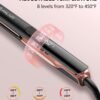61zO7xkERCL._AC_SL1500_.jpg Hair Straightener, 1 Inch Flat Iron Straightener and Curler 2 in 1, Titanium Ceramic Ionic Dual Voltage Straightener with Anti-Iron Silicone for Less Frizz, Shinier & Smoother Hair