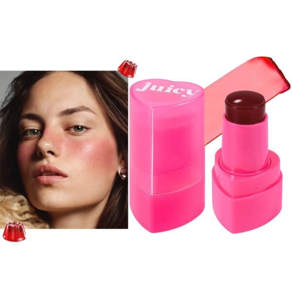 61zl0-7-ikL._SL1200_.jpg Multi-Use Water Jelly Tint Stick Sheer Lip & Cheek Stain Finish, 3-In-1 Cheek Blush & Eyeshadow & Lip Tinted Long-Lasting Moisture - 1,000+ Swipes Per Stick (# 04, 0.32oz)