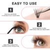 Eyelashes Glue Eyelash Bond and Seal Super Strong Hold Cluster Lash Adhesive Latex Free Waterproof Cluster Lash Glue for Eyelash Extension