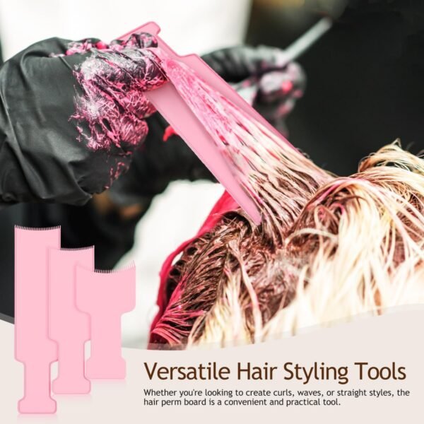 3 Pcs Balayage Boards Highlighting Comb Set Highlighting Paddle Board Hair Coloring Tool, 3 Sizes Hair Dye Kit for Hairdressing and Styling