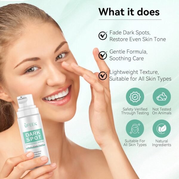 Dark Spot Remover for Face and Body Serum, Dark Spot Corrector for Freckles Melasma Age Spot Sun Spot Brown Spot for Women and Men, 1.7 Fl Oz