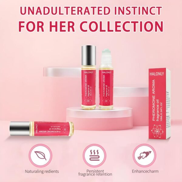 71C0k8Vp8L._SL1500_.jpg Roll-On Pheromone Perfume for Women, rollerball perfume, travel perfume, clean perfume Long-Lasting Pheromone-Infused Essential Oil - 0.34 fl.oz (10mL)