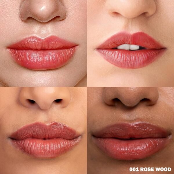 71E2D68wHL._SL1500_.jpg Lip Tint Stain Peel Off NEW FORMULA - Long Lasting, Transfer Proof and Waterproof Lip Makeup, Matte Finish Lip Stain Peel Off, Infused with Vitamin E & Algin & Hydroxyacetophenone, #001 Rose Wood