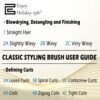 71PH9rpB-L._SL1500_.jpg Hair Brush for Women Men Curly Wet or Dry Hair Classic Styling Brushes 9 Row for Natural Thick Hair, Blow Separating, Shaping Defining Detangling Curls Tools Travel Bristle Black Hairbrush