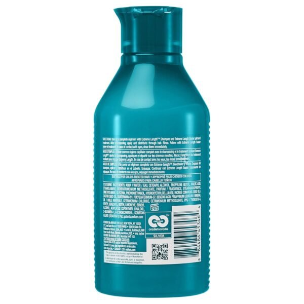 Redken Extreme Length Conditioner For Damaged Hair - Fortifies, Strengthens and Conditions Hair, Infused With Biotin & Castor Oil For Hair Growth
