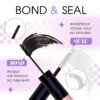71pc7gepjL._SL1500_.jpg Lash Bond and Seal Waterproof Cluster Lash Glue for Eyelash Extensions Strong Hold 72 Hours High Adhesive Gentle Non-Irritating 2-in-1 Bond and Seal Use at Home by Wendy Lashes(Black,5ml+5ml)