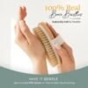 Belula Dry Brushing Body Brush Set - Natural Boar Bristle Body Brush, Exfoliating Face Brush & Bath Gloves - Ideal Dry Skin Brush for Lymphatic Drainage & Healthy Glowing Skin!