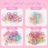 71-DOTJnoLL._SL1500_.jpg Hair Accessories for Girls, Colorful Elastic Hair Ties Rubber Bands Glitter Confetti Hair Clips Small Butterfly Clips Braiding Hair Styling Tools, Hair Ties No Damage for Baby Kids Toddler