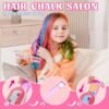 71-I9hhPuRL._SL1500_.jpg Temporary Hair Chalk with Hair Gem Stamper Kit, Hair Styling Tool with REUSABLE Shining Diamonds, Washable Hair Chalk Hair Color Dye for Girls, Toys Gifts for Girls Ages 4 5 6 8-12