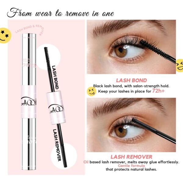 71-RUwCMXAL._SL1500_.jpg GAQQI Lash Bond and Remover 2 in 1, Waterproof Lash Cluster Glue & Lash Remover, Super Strong Eyelash Glue 72h+, Fast Removal No Residue