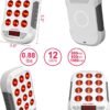 Portable Red Light Therapy, 660/850/1060nm 3 Wavelengths Mini Handheld Red Near Infrared Light Device, 12 Triple Chip Clinical Grade LEDs, Rechargeable, Travel Case, Timer, for Body, BO-60