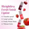 71-oSNO68qL._SL1500_.jpg Lip Tint Stain Set, Lip Stain Long Lasting Waterproof, Lightweight, Non-sticky, Transfer-Proof, Matte Finish (fruit land)