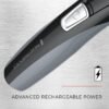 Remington Head to Toe Advanced Rechargeable Powered Body Groomer Kit, Beard Trimmer (10 Pieces), 6.3 Inch, Black