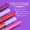 71-w0F6r8AL._SL1000_.jpg Glitter Liquid Lip Gloss,Fuchsia Shimmer Lipstick, Waterproof Shimmer Lip Stain Lip Glaze, High Shine Long Lasting Shiny Lip Color Makeup 13#