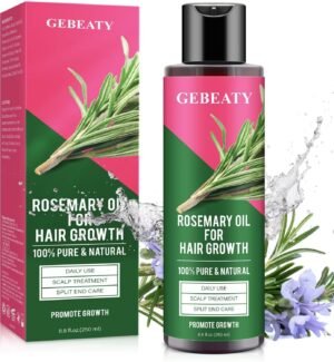 7102rWKZB2L._SL1500_.jpg Rosemary Oil for Hair Growth Organic, 8.8 floz Essential Oil for Scalp, Eyebrow and Eyelash, Hair Growth Oil Serum for Women Men Hair Strenghtening Treatment With Jojoba Oil & Castor Oil