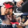 710AM5GAscL._SL1500_.jpg Beard Hairline Shaping Tool Kit for Men, Beard Shaping Tool Kit Beard Styling Cutting Hairline Grooming Red Plastic Beard Template Set