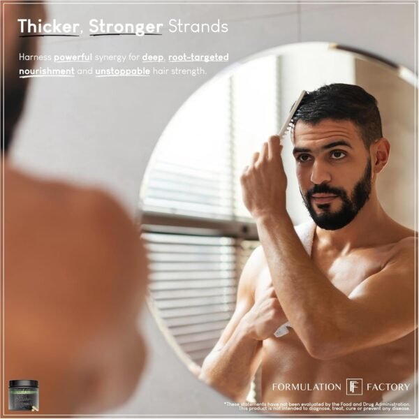 710BWl98U7L._AC_SL1500_.jpg Crown of Glory 10-in-1 Hair Growth Maximizer, DHT Blocker with Saw Palmetto, Fo-Ti, Collagen, Supports Thicker Hair & Scalp Health (2 Month Supply, 120 Capsules)