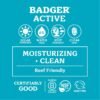710D1w3CpfL._SL1500_.jpg Badger Mineral Sunscreen Lip Balm SPF 15, Reef Safe, Zinc Oxide, Unscented, Travel Size, SPF Lip Balm Sunscreen Stick, .15 oz 4-Pack