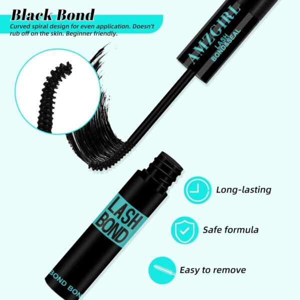 710DTcPN69L._SL1500_.jpg Lash Bond and Seal,Lash Glue for Eyelash Extensions,Eyelashes Clusters Lash Bond and Seal Waterproof 10ml,2 in 1 Eyelash Bond and Seal Long Lasting,Bond and Seal Lash Extensions Strong Hold
