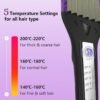 710Hxttu1eL._AC_SL1500_.jpg DSHOW Hair Crimper for Women with 4 Interchangeable Plates, Crimper Hair Iron Volumizing Flufft Hairstyle Crimping Iron for Hair with 5 Heat Settings & 60 Min Auto Off
