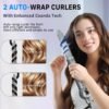 710LH0BBjML._AC_SL1500_.jpg 5 in 1 Hair Dryer Brush, QUICO Hair Styler 110,000 RPM 7X Faster Hair Dryers for Women, 500 Million Negative Ionic Blow Dryer Brush for Curling Volumizing Straightening Styling, No Heat Damage