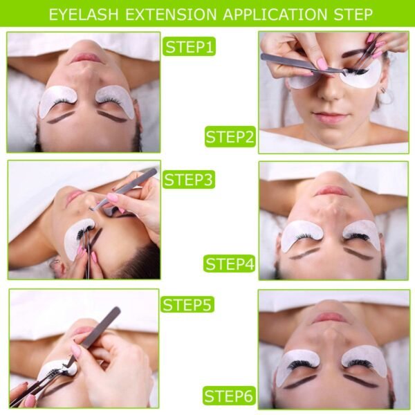 710LqdzeDkL._SL1200_.jpg Eye Pads Lash Extensions Kit, 110 Pairs Hydrogel Patch Gel Pad Beauty Makeup Tool for Under Eyes Eyelash Extension