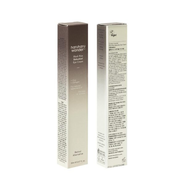710Vsm2tuyL._SL1500_.jpg Haruharu Wonder Black Rice Bakuchiol Eye Cream 0.67 fl.oz / 20ml | Anti-Aging, Wrinkle Care, Natural Retinol Alternative | Cruelty Free, EWG-Green