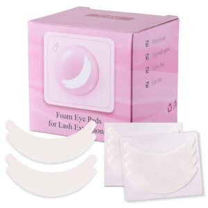 710jp13gHL._SL1500_.jpg Pretty memory 100 Pairs Foam Eye Pads for Lash Extensions, Lint Free Hypoallergenic Sticky Lash Pads, Under Eye Pads for Eyelash Extensions, Eyelash Tech Supplies Must Haves, Latex Free
