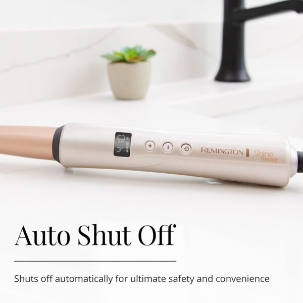 710nDKlR-oL._SL1500_.jpg Remington Shine Therapy Argan Oil & Keratin Infused ½-1 Inch Tapered Curling Wand for Natural Curls, Includes Heat Glove