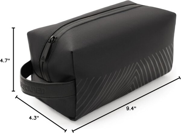 MANSCAPED® The Shed 2.0 Toiletry Bag, Premium Quality Men's Travel Bag, Stylish Organization and Hassle-Free On-The-Go Dopp Kit, Water-Resistant to Protect Your Grooming Tools & Accessories