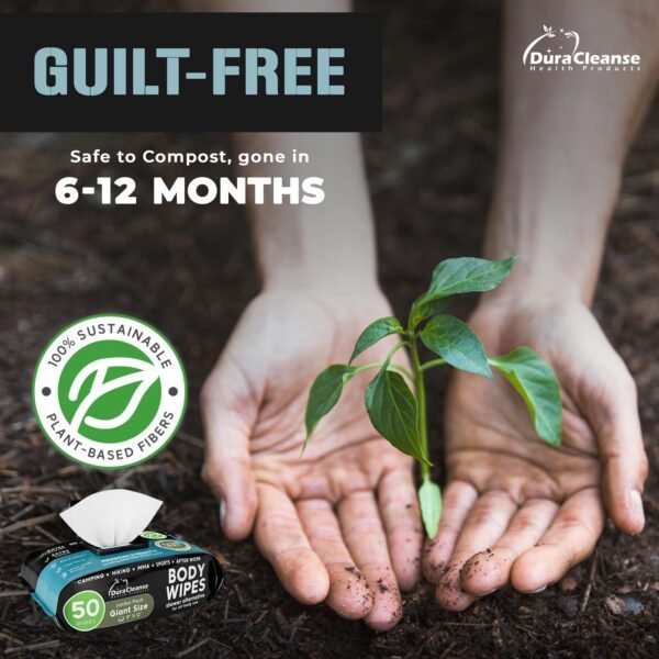 Body Wipes for Men (2pk) - 100 XL No Rinse Shower Sheets + 8 Travel Bath Wipes - 9"x12" After Gym Adult Washcloths - Mens Deodorant & Face Towels For Camping Essentials, Survival Gear and Supplies