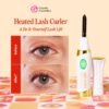 Grande Cosmetics LASH-LIFT Heated Lash Curler, Rechargeable and Travel Friendly, 2 Heat Settings, White