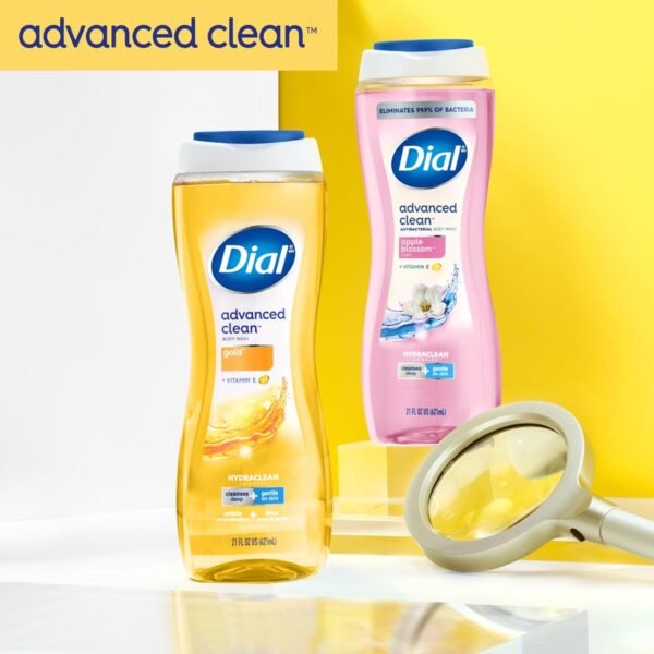 Dial Advanced Clean Gold Body Wash, 16 fl oz (Pack of 4)