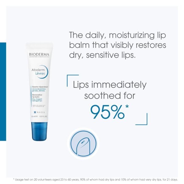 711d50rp0qL._SL1500_.jpg Bioderma Atoderm Lip Balm, Moisturizing and Nourishing Balm for Dry Lips