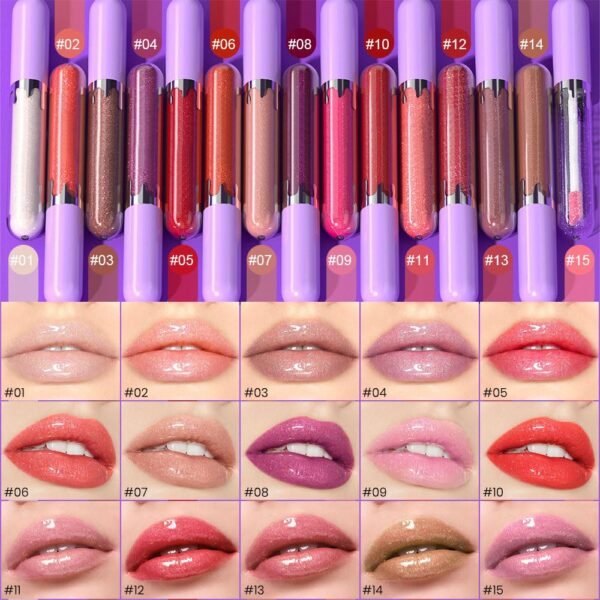 711kotCZAdL._SL1000_.jpg Glitter Liquid Lip Gloss,Fuchsia Shimmer Lipstick, Waterproof Shimmer Lip Stain Lip Glaze, High Shine Long Lasting Shiny Lip Color Makeup 13#