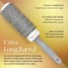 711l1QI-RlL._SL1500_.jpg Olivia Garden Ceramic + Ion Speed XL Round Brush – Extra-Long, Thermal, Non-Electric Blowout Brush for Thick Hair – Fast-Drying Roller