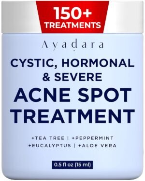 711xtHilVL._SL1500_.jpg Warrior One (0.5oz) Acne Spot Treatment with 2% Salicylic Acid, Cystic and Hormonal Acne Cream, Acido Salicilico Acne Spot Treatment for Face, acne Cream for Adults and Teens, 150+ Uses