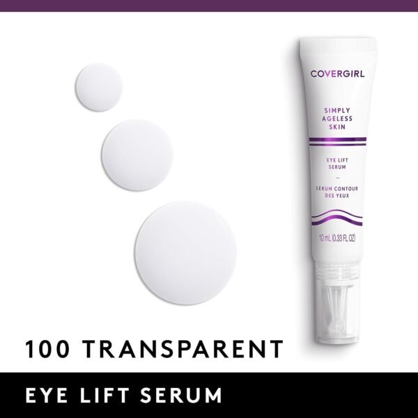 7129nvhXEKL._SL1500_.jpg COVERGIRL Simply Ageless Skin Eye Lift Serum, Reduces Wrinkles, 1 Pack, 0.92 Oz ,Serum, Face Serum, Skin Tightening Serum, Anti-Wrinkle Serum, Tighter Skin, Instantly Youthful, Works Well With Makeup